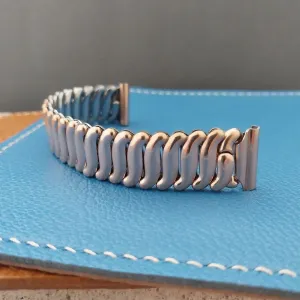5/8" Short 12k Rose Gold-Filled Flex-Let Unused 1949 Vintage Watch Band