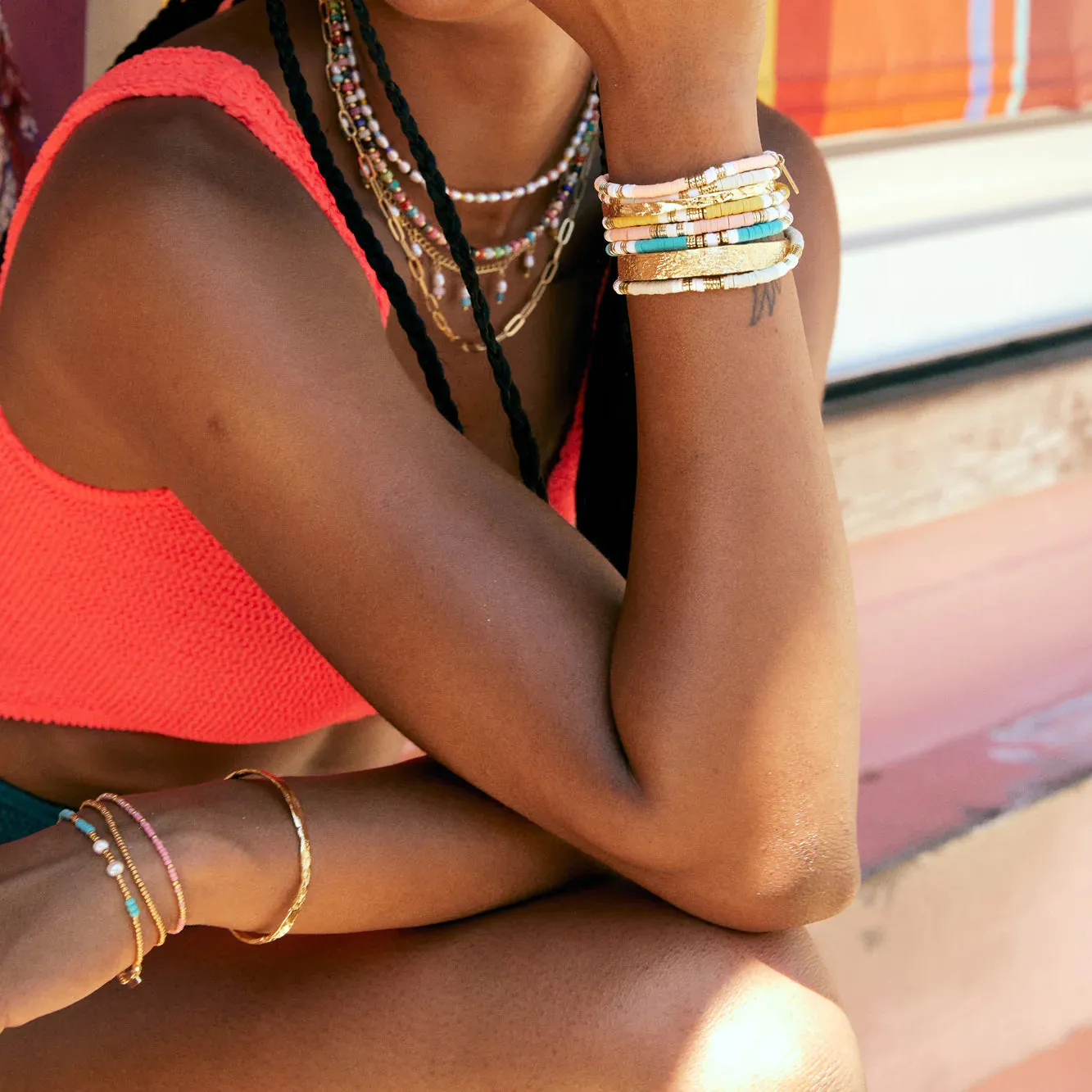 Arms Of Eve 'Amari Bracelet' - Coral