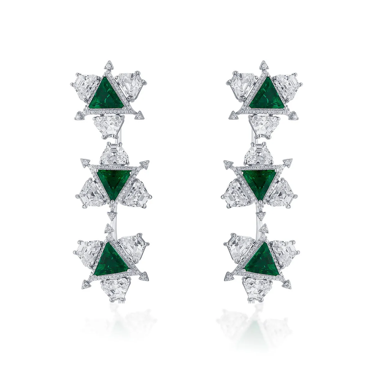 Atlantis 925 Silver Drop Earrings