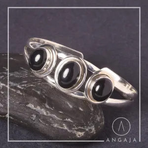 Black onex Silver Bracelet