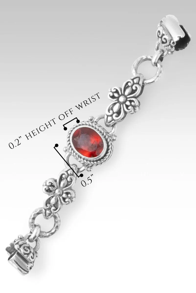 Bracelet Component™ in Hessonite Garnet
