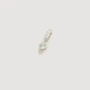 by Charlotte 'Like the Sky' Silver Topaz Necklace