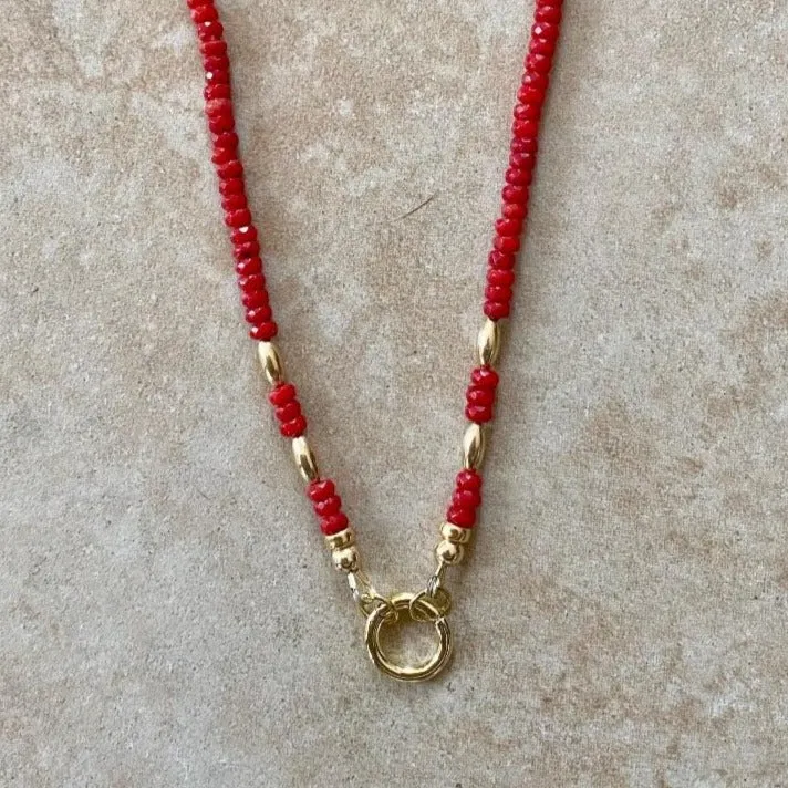 Coral Necklace - Rossi
