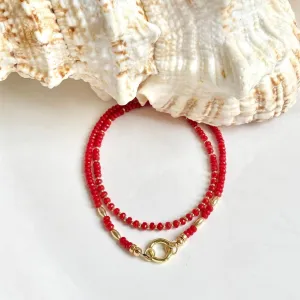 Coral Necklace - Rossi