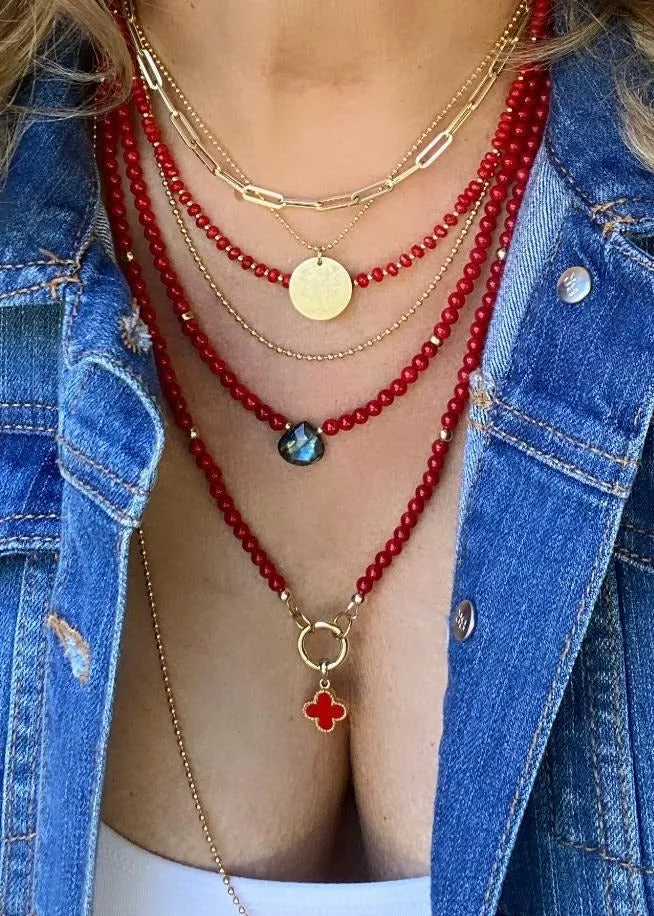 Coral Necklace - Rossi