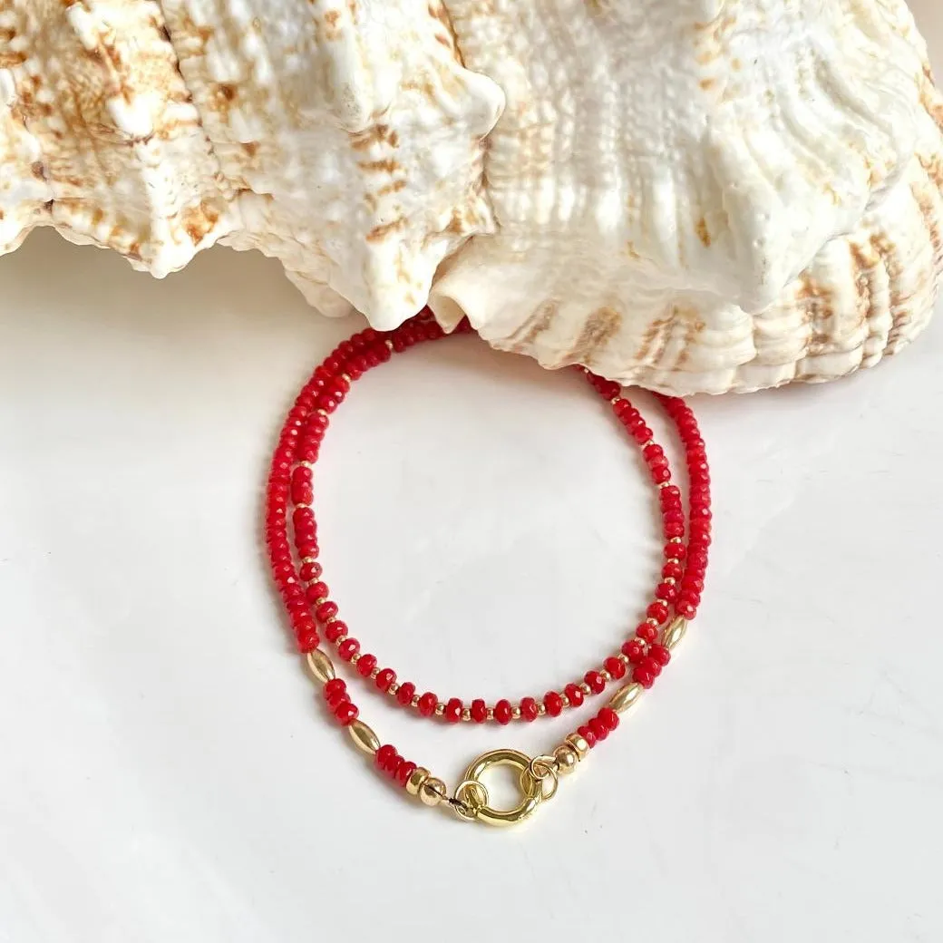 Coral Necklace - Rossi