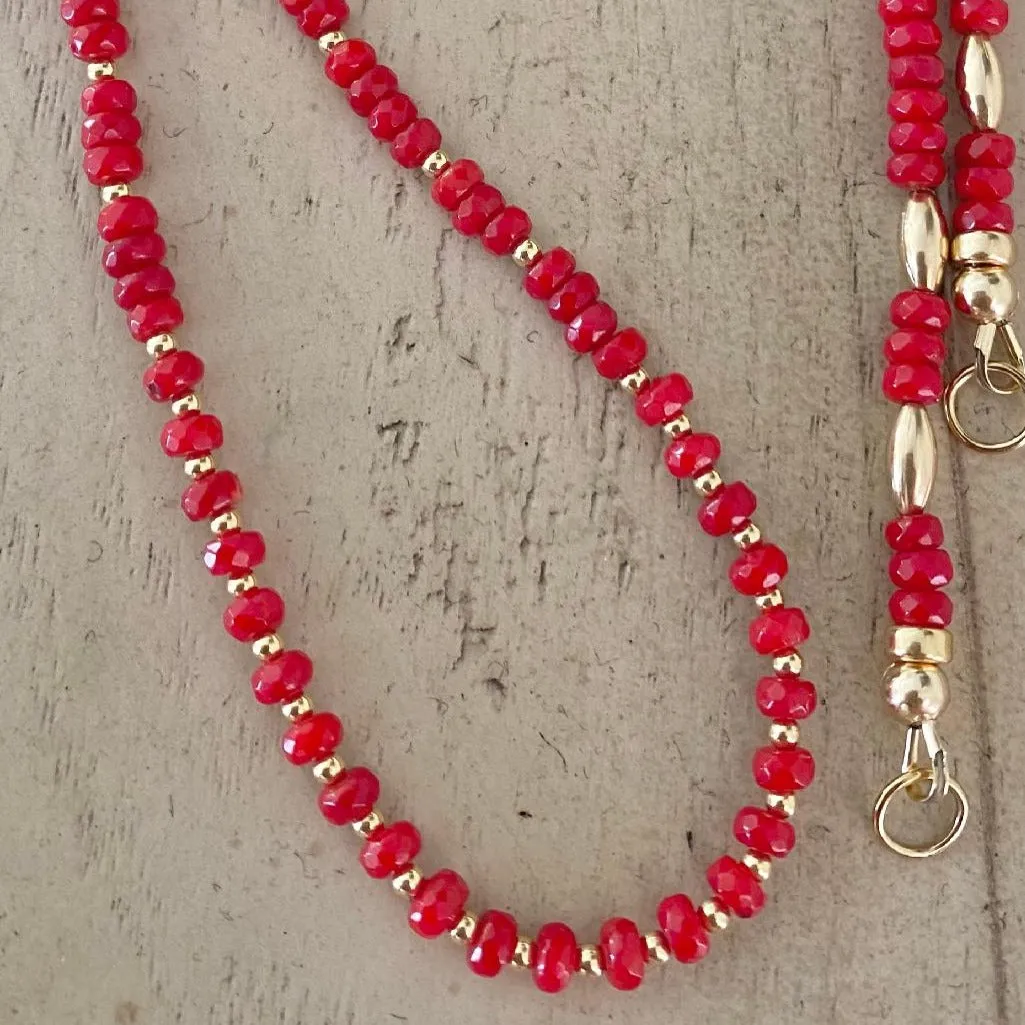 Coral Necklace - Rossi