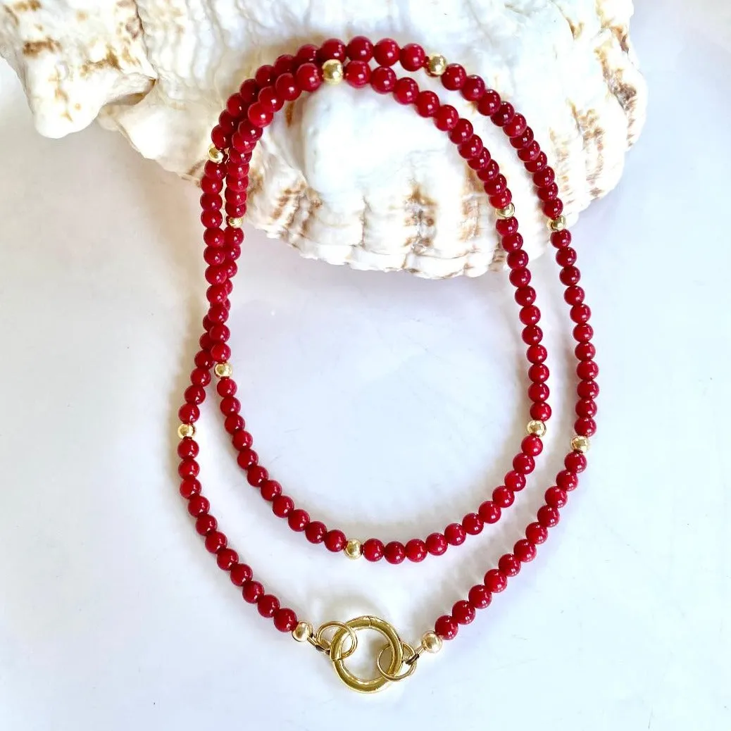 Coral Necklace - Rossi