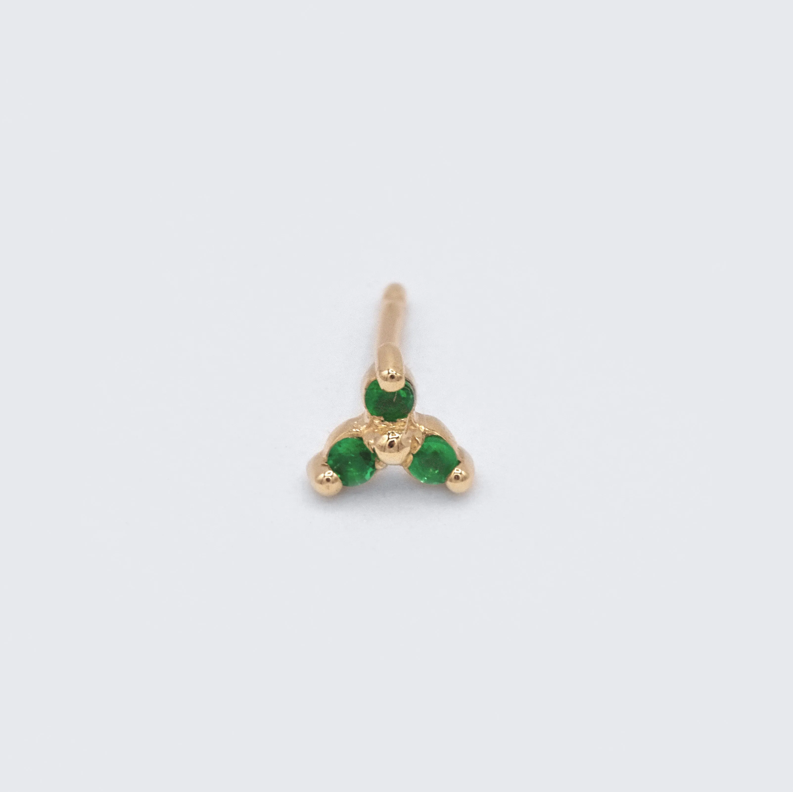 Emerald Trio Stud