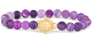 Fahlo Sea Turtle Bracelet in Coral Reef Violet