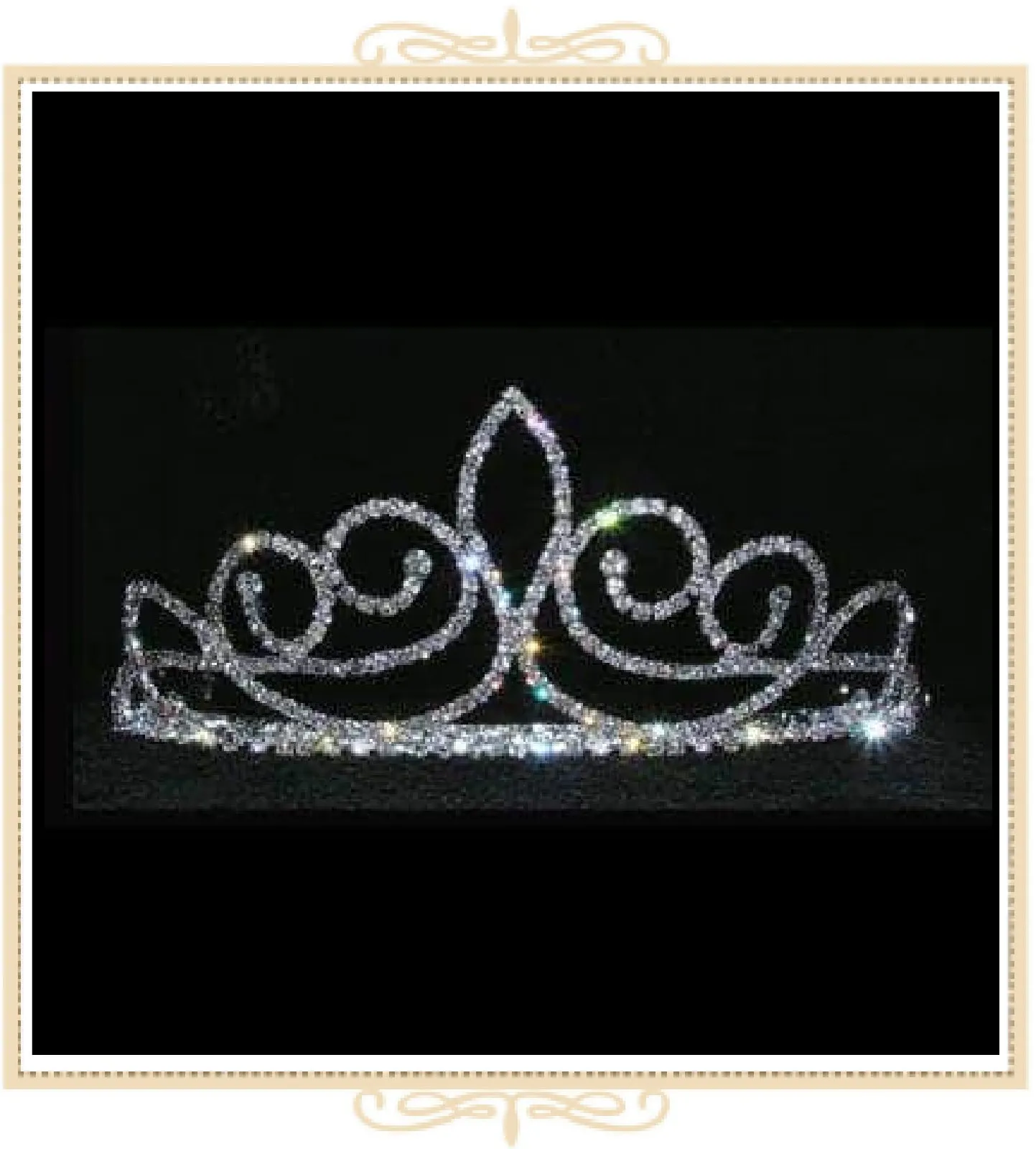 Fleur De Swirl Tiara (15465)