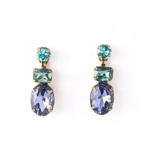 Forget-Me-Not Earring-Jewel Tone