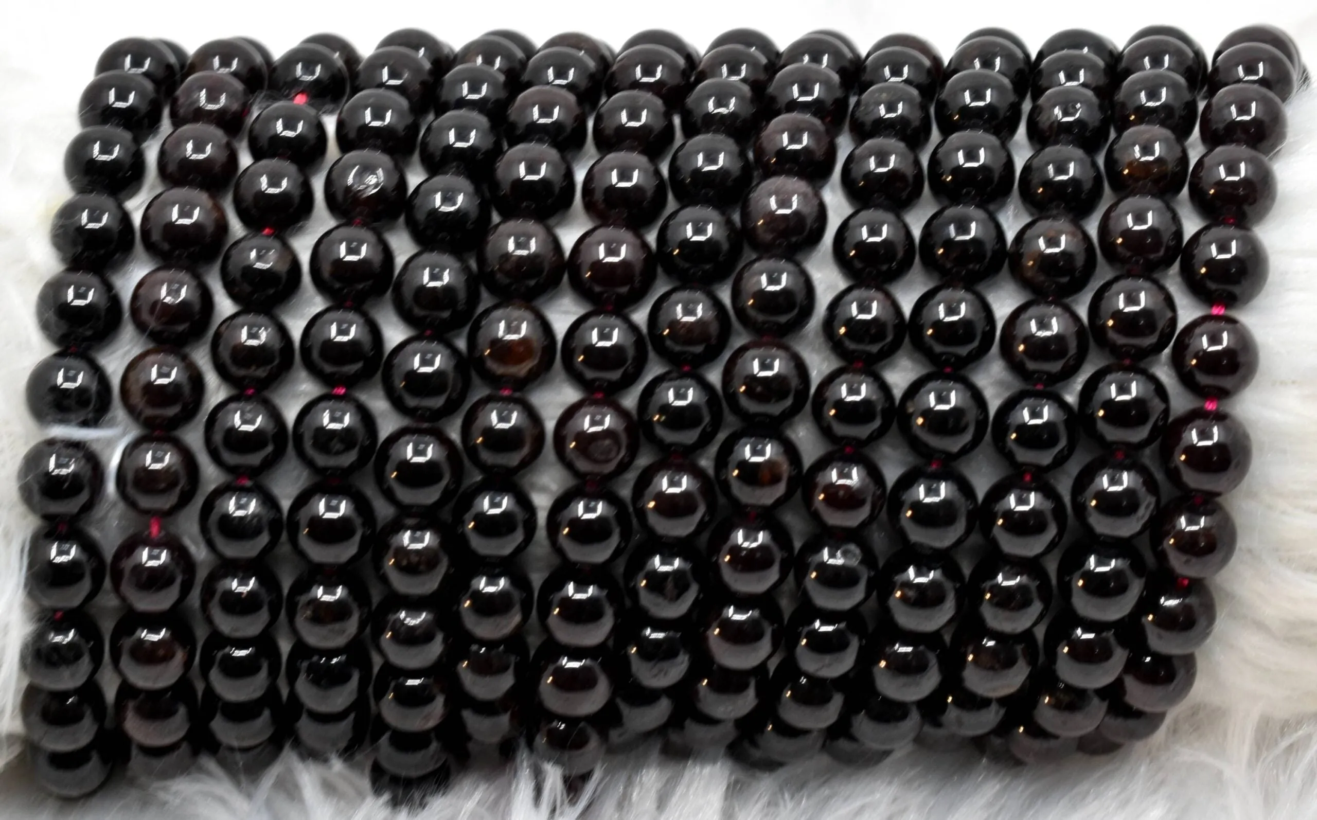 Garnet Beads, Natural Round Crystal Beads 4mm to 12mm