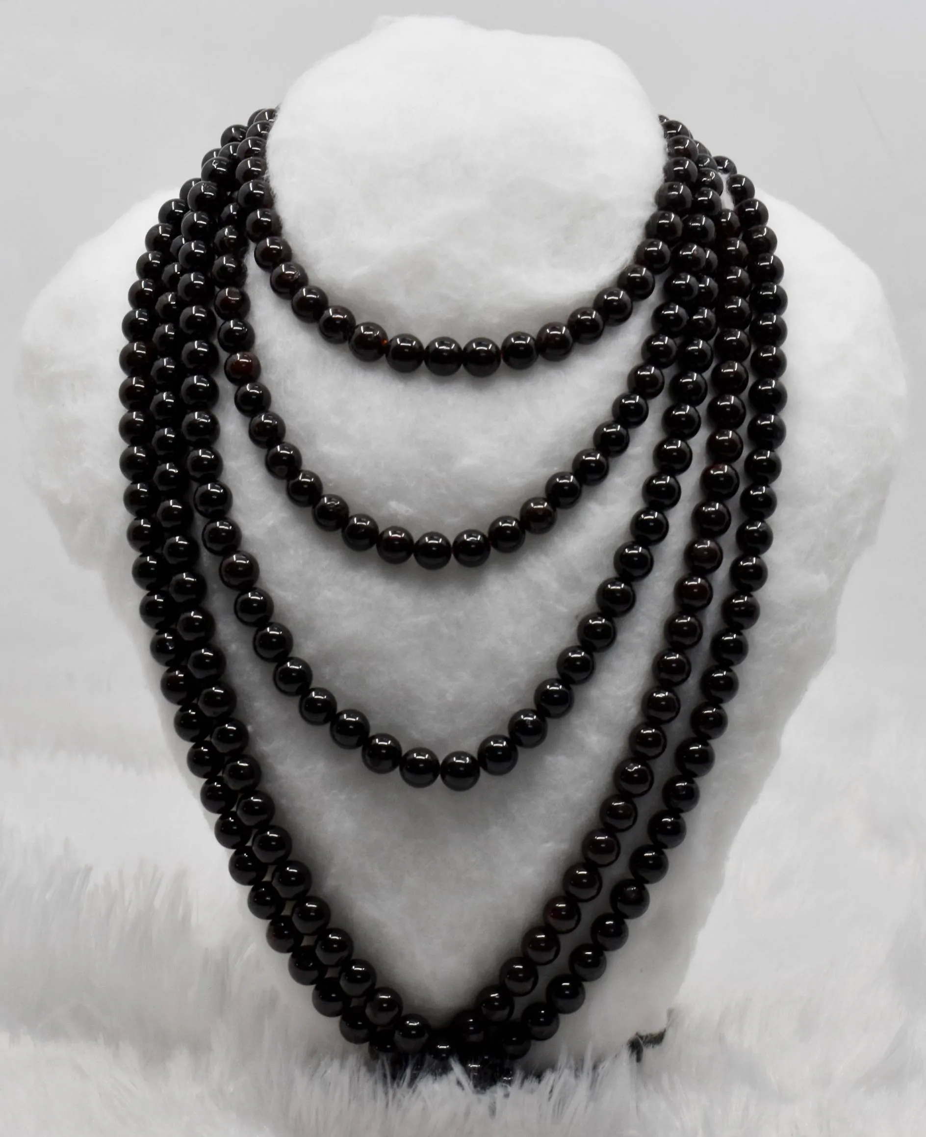 Garnet Beads, Natural Round Crystal Beads 4mm to 12mm