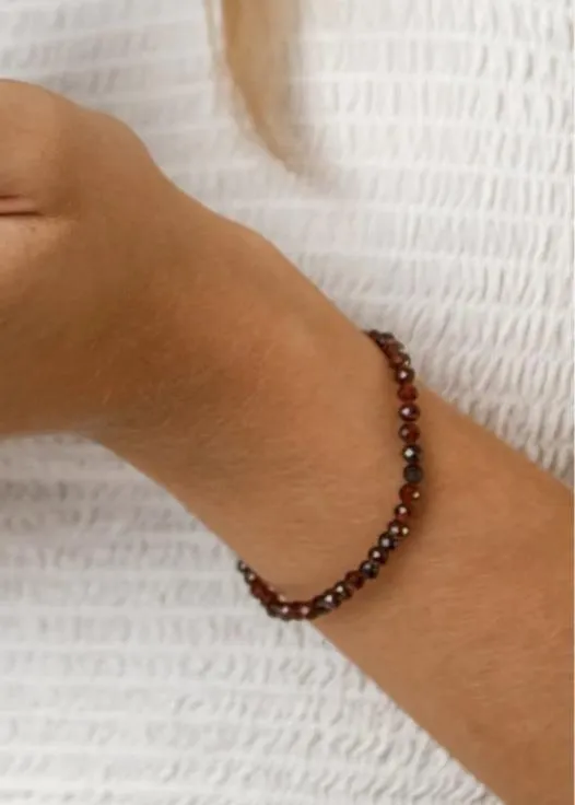 Garnet Stone Bracelet