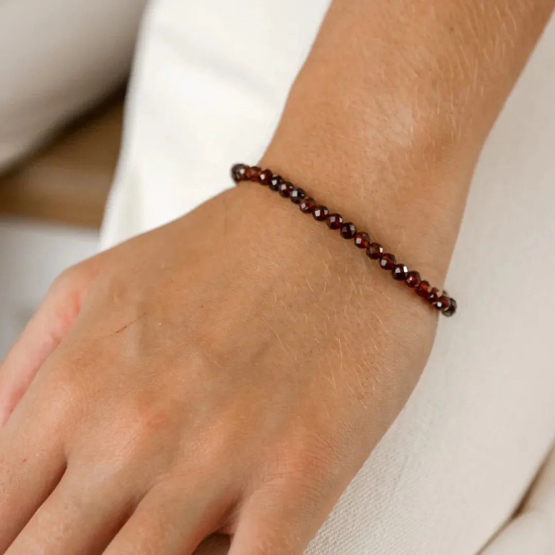 Garnet Stone Bracelet
