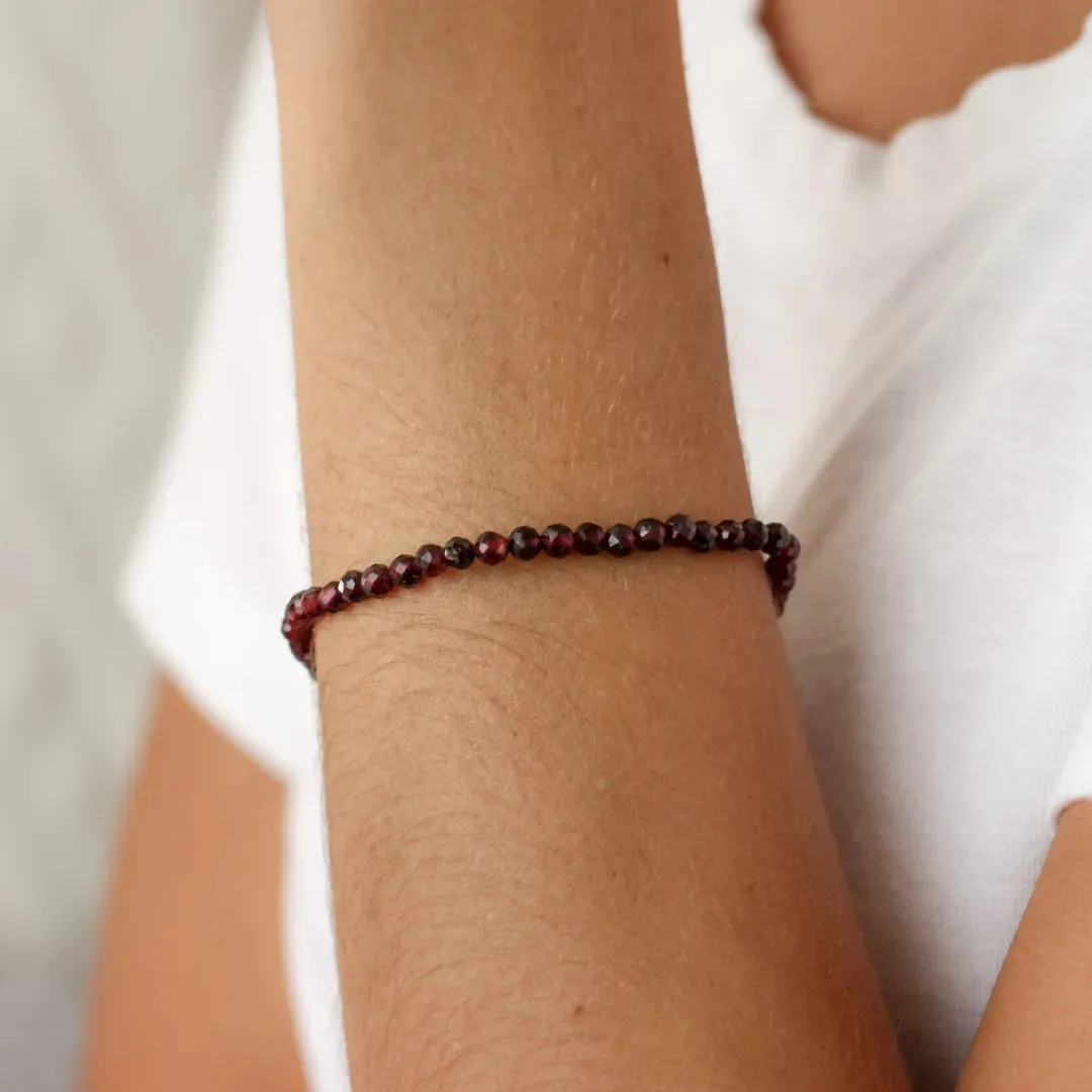 Garnet Stone Bracelet