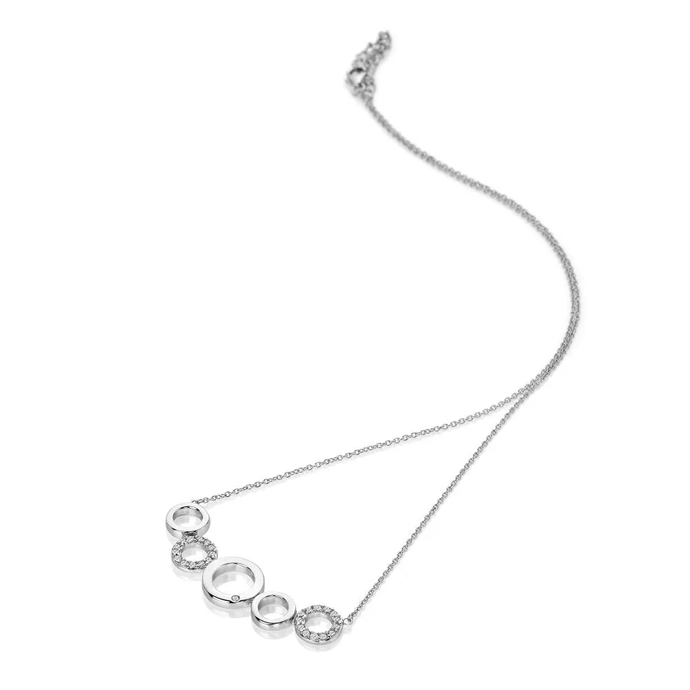 Hot Diamonds Balance White Topaz Necklace DN164