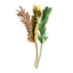 Jade Stem Felt Flowers