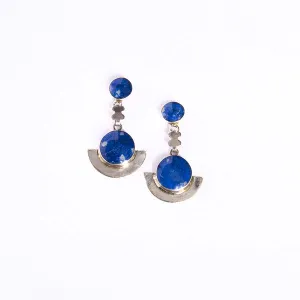 Lapis Lazuli Earrings Maya | Handmade Jewelry | Crafted in Latin America