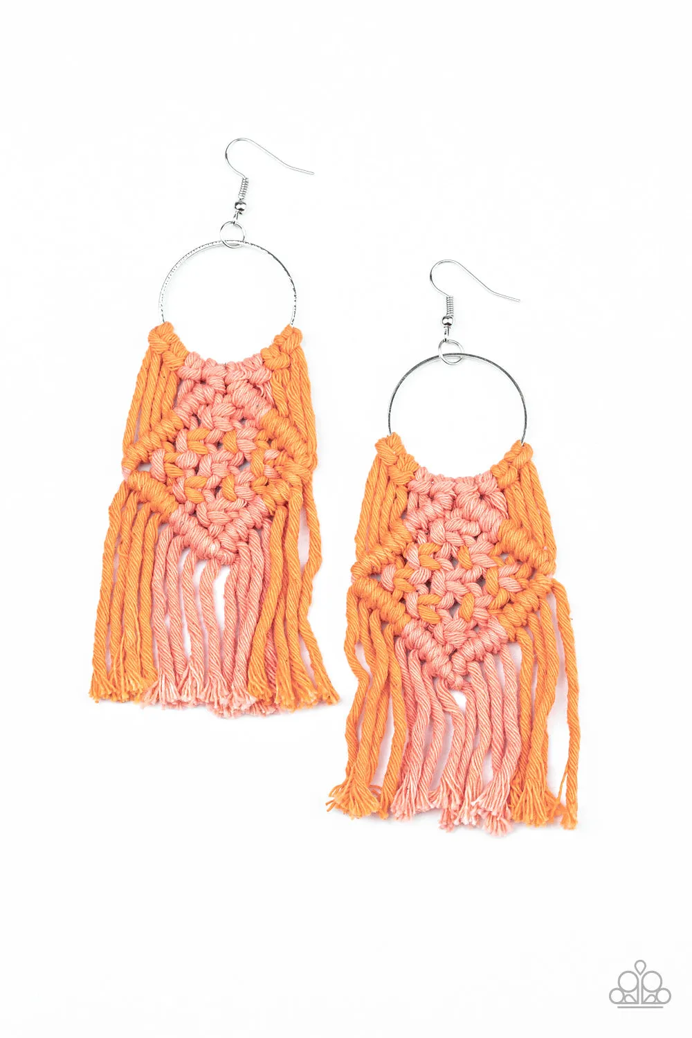 Macrame Rainbow - Orange Paparazzi Accessories