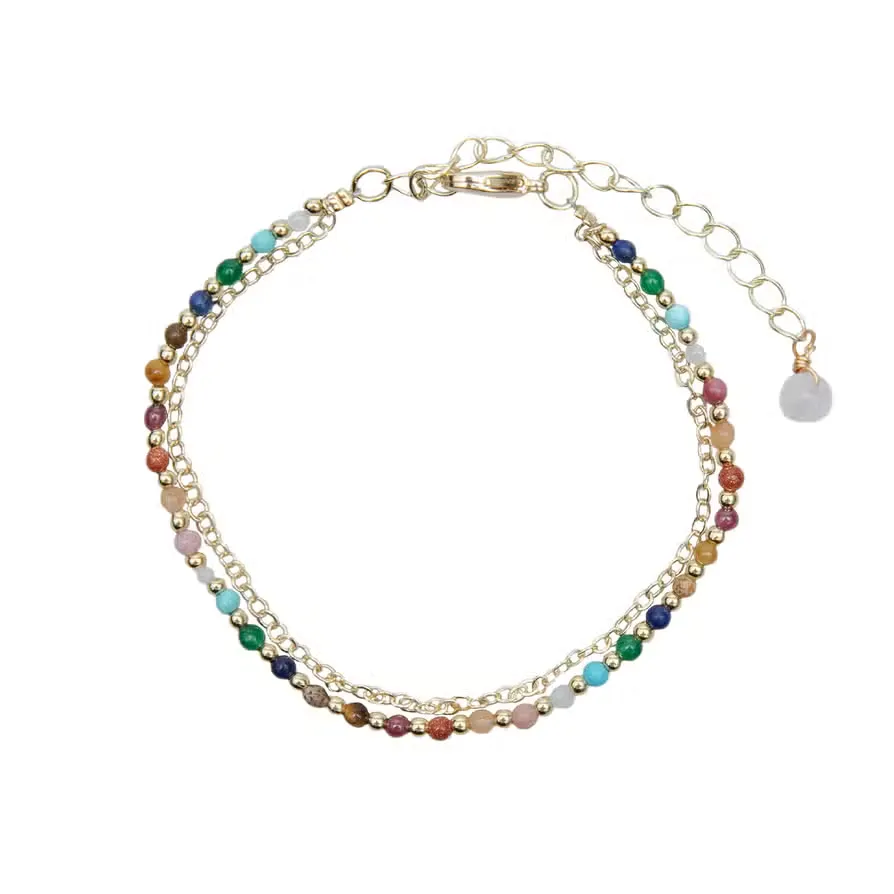 Master Healer Bracelet 2mm-Layered Gold