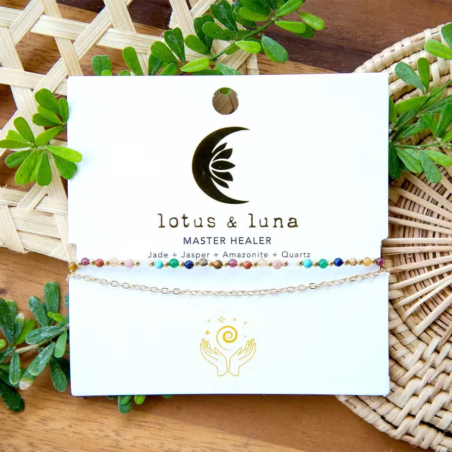 Master Healer Bracelet 2mm-Layered Gold