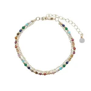 Master Healer Bracelet 2mm-Layered Gold