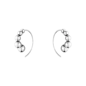 Moonlight Grapes Earrings - Silver - 10014371