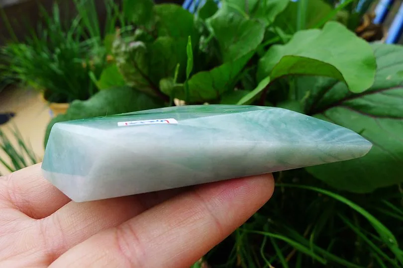 Natural Jade Rough Jadeite Raw (122g,8.6X4.6X1.6cm)