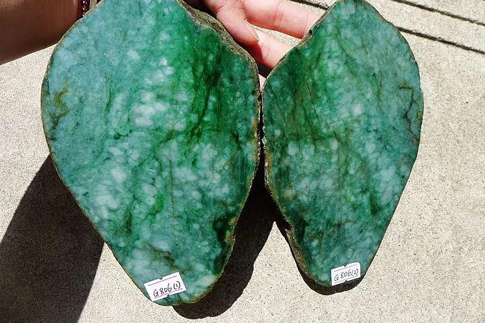 Natural Jade Rough Jadeite Raw 3.18kg