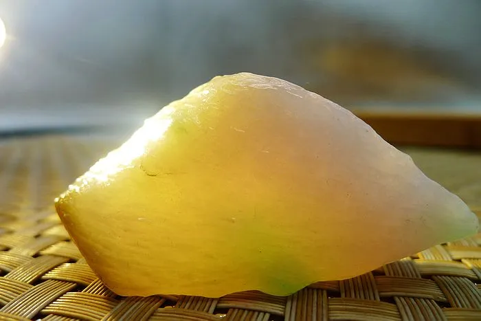 Natural Jade Rough Jadeite Raw (42g,6.1X2.8X1.45cm)