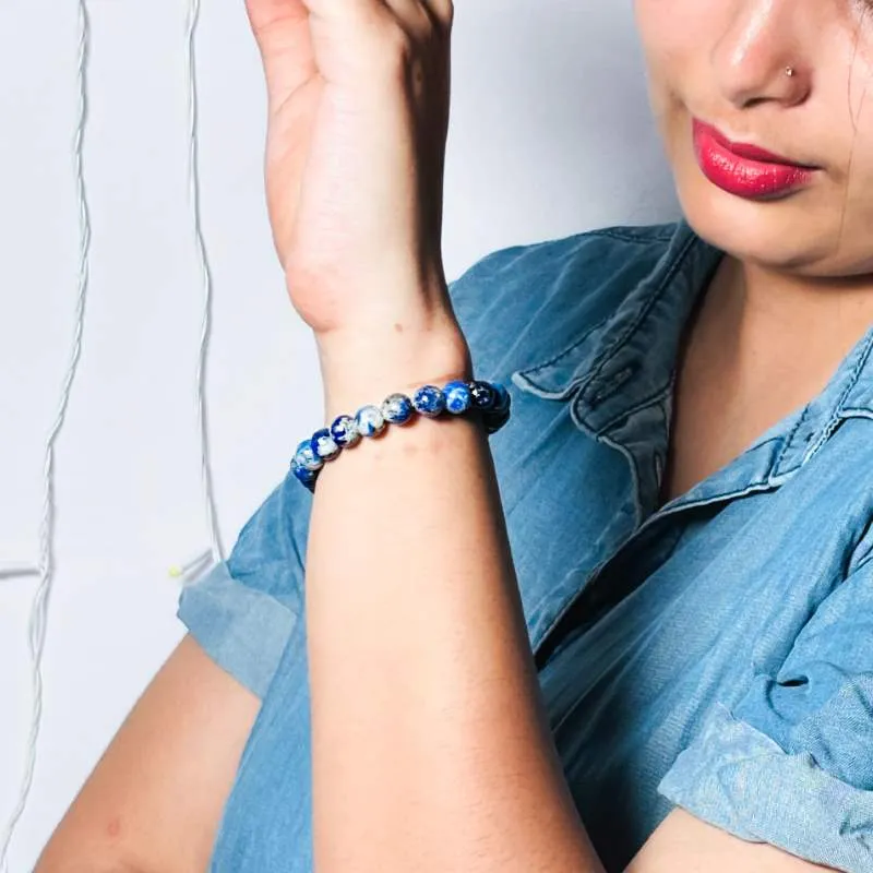 Natural Lapis lazuli Stone Bracelet