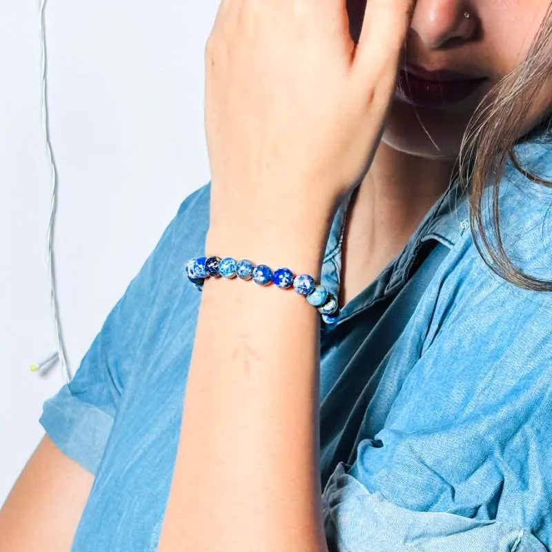 Natural Lapis lazuli Stone Bracelet