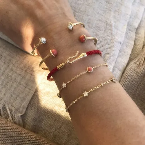 Ole Lynggaard Life Bracelet - Red Emotions