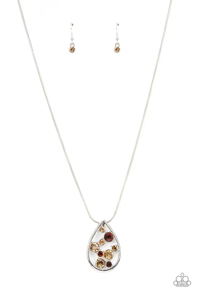 Paparazzi Necklace ~ Seasonal Sophistication - Brown