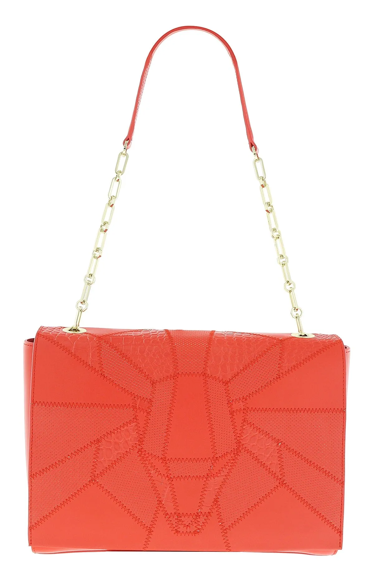 Roberto Cavalli  Class Elisabeth Coral Medium Shoulder Bag