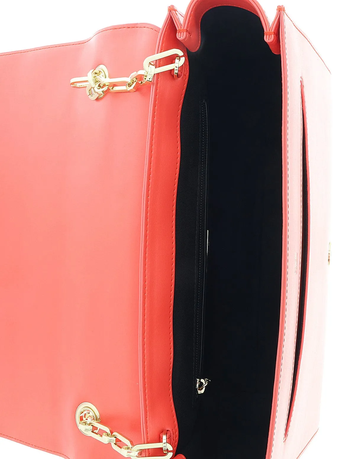 Roberto Cavalli  Class Elisabeth Coral Medium Shoulder Bag