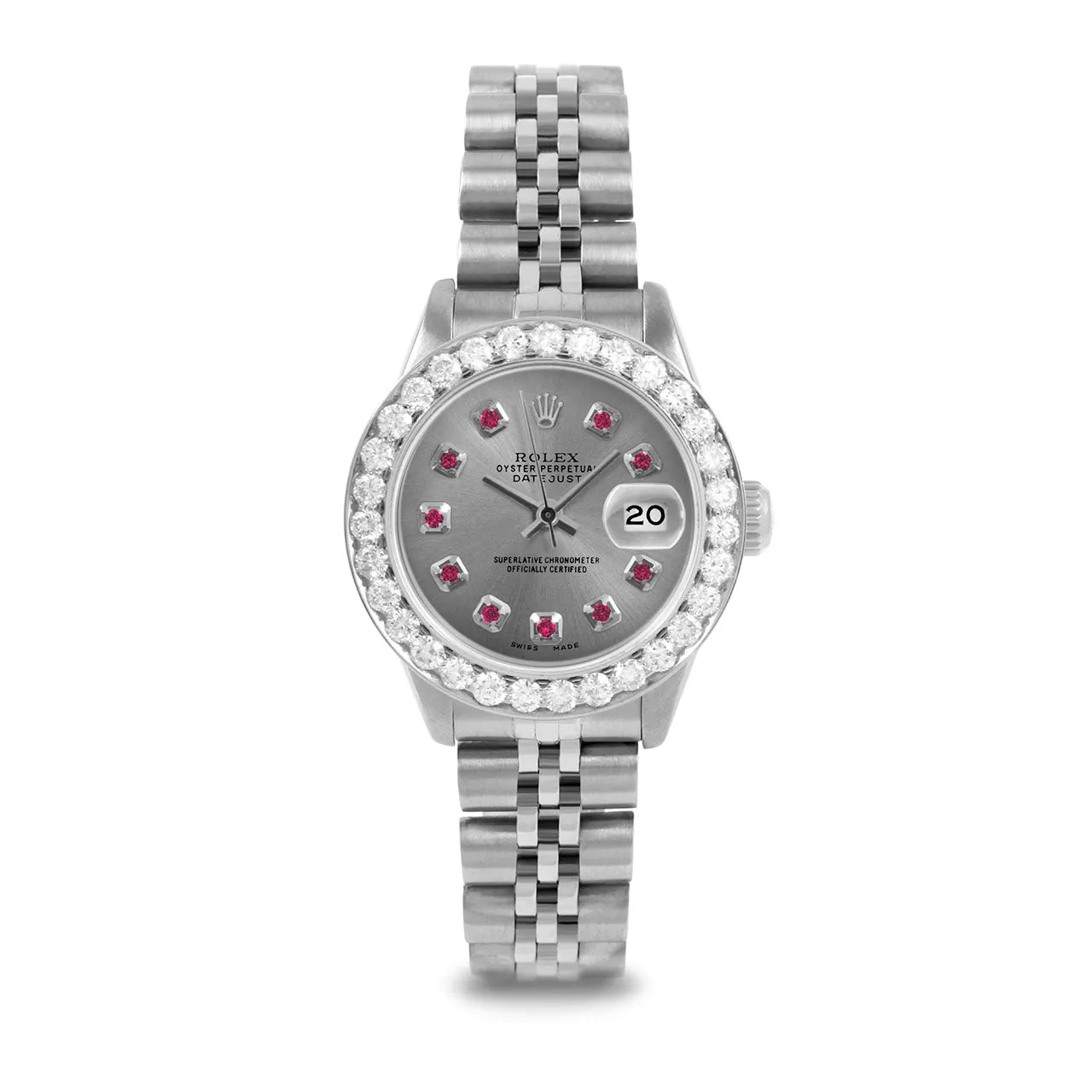 Rolex Datejust 26mm | 6917-SS-SLT-RBY-AM-2CT-JBL