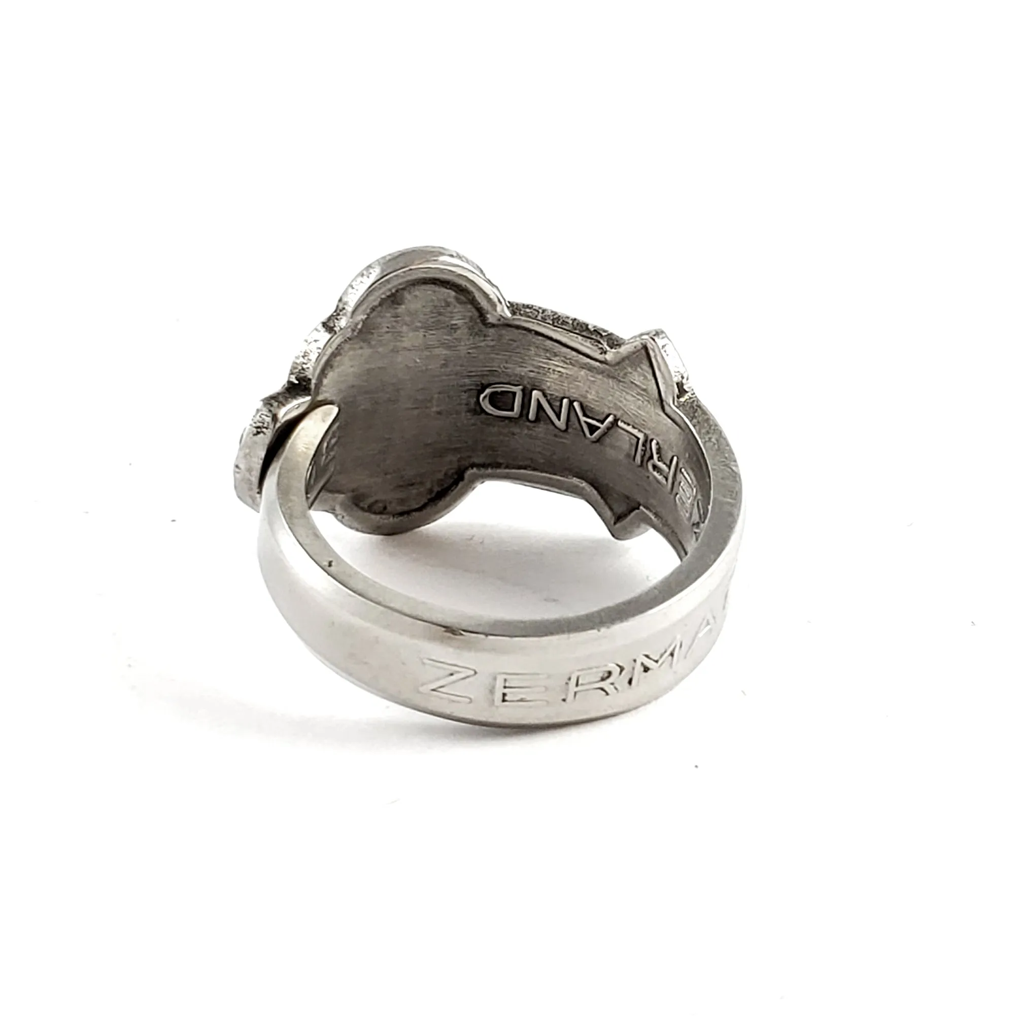 Rolex Swiss Cross Zermatt Stainless Steel Spoon Ring