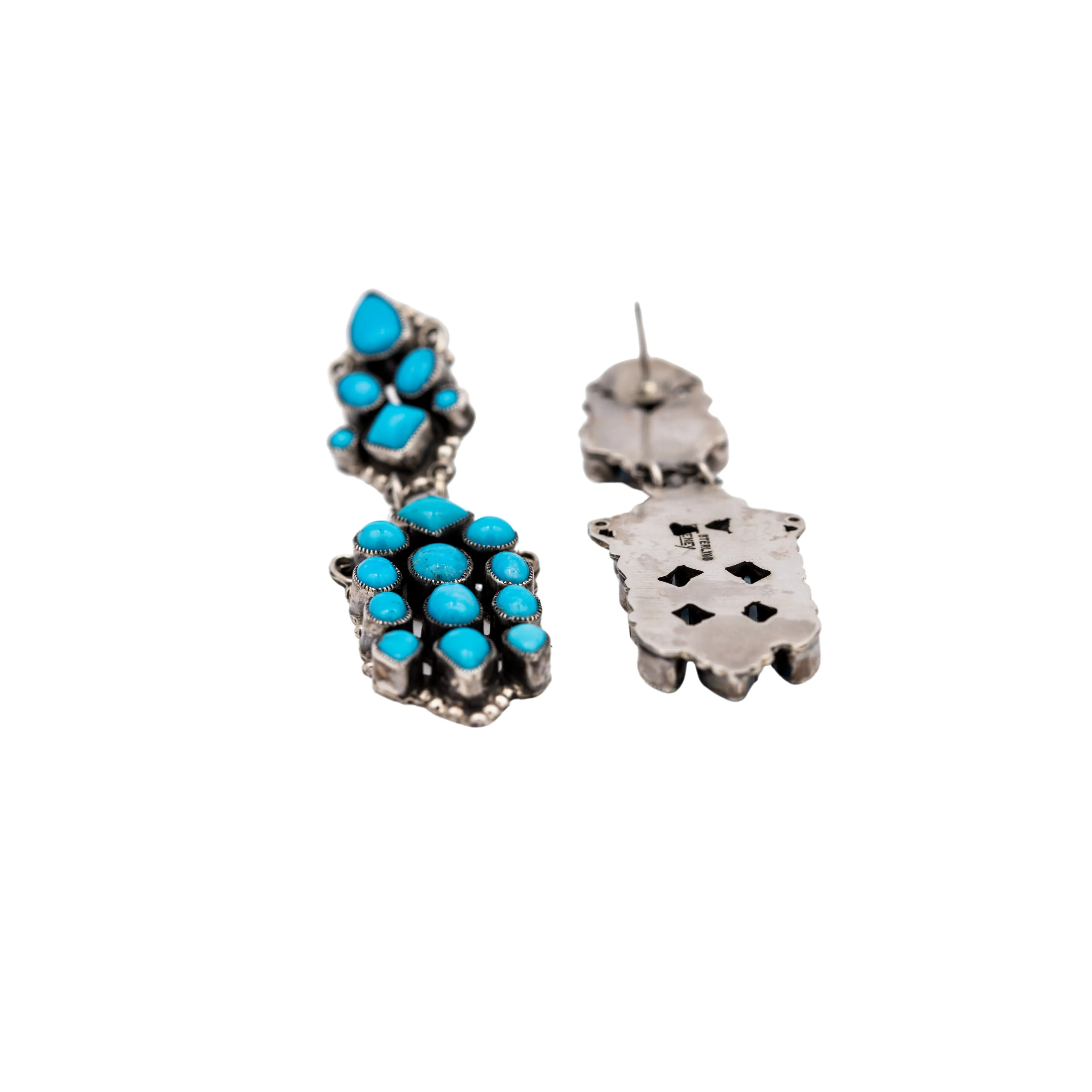 Sleeping Beauty Turquoise Earrings
