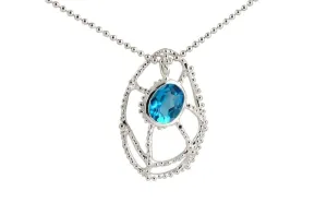Small Tangled pendant necklace
