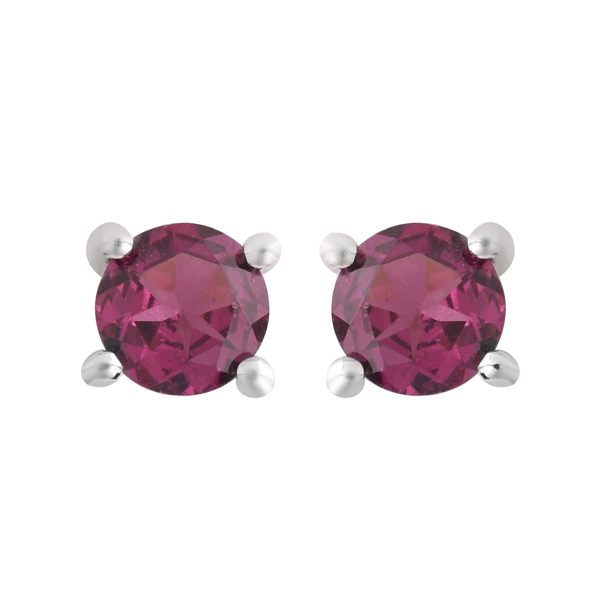 Tourmaline Round Studs Earrings