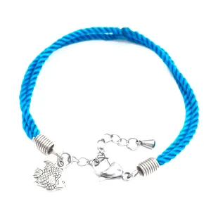 Upcycled Fishing Net Bracelet - Angelfish